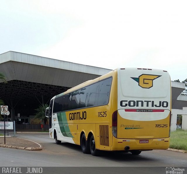 Empresa Gontijo de Transportes 11525 na cidade de Patos de Minas, Minas Gerais, Brasil, por RAFAEL  JUNIO FONSECA. Número da foto: #4845316.