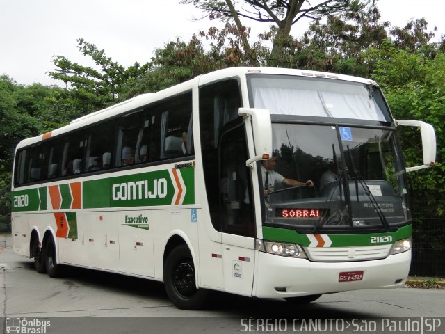 Empresa Gontijo de Transportes 21120 na cidade de São Paulo, São Paulo, Brasil, por Sérgio Augusto Braga Canuto. ID da foto: 4845120.