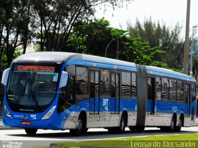 Auto Viação Jabour E86875D na cidade de Rio de Janeiro, Rio de Janeiro, Brasil, por Leonardo Alecsander. ID da foto: 4845926.