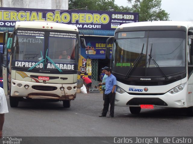 Expresso Andrade JUN5397 na cidade de Bragança, Pará, Brasil, por Carlos Jorge N.  de Castro. Número da foto: #4846349.