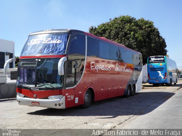 Expresso São Luiz 7230 na cidade de Taguatinga, Distrito Federal, Brasil, por Adeilton Fabricio. Número da foto: #4847580.