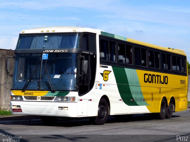 Empresa Gontijo de Transportes 11190 na cidade de São Paulo, São Paulo, Brasil, por Alexandre Promenzio. ID da foto: 4846559.