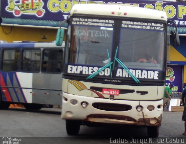Expresso Andrade JUN5397 na cidade de Bragança, Pará, Brasil, por Carlos Jorge N.  de Castro. Número da foto: #4846348.