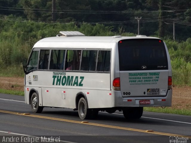 Transportes Thomaz 900 na cidade de Irati, Paraná, Brasil, por André Felipe Mudrei. ID da foto: 4849076.