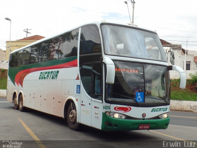 Eucatur - Empresa União Cascavel de Transportes e Turismo 4425 na cidade de Ribeirão Preto, São Paulo, Brasil, por Erwin  Luiz. ID da foto: 4849609.