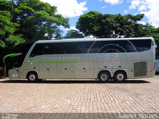 Viação Garcia 7887 na cidade de Loanda, Paraná, Brasil, por Gabriel  Moraes. Número da foto: #4851123.