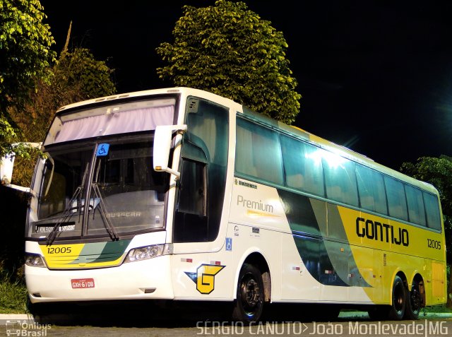 Empresa Gontijo de Transportes 12005 na cidade de João Monlevade, Minas Gerais, Brasil, por Sérgio Augusto Braga Canuto. Número da foto: #4851409.