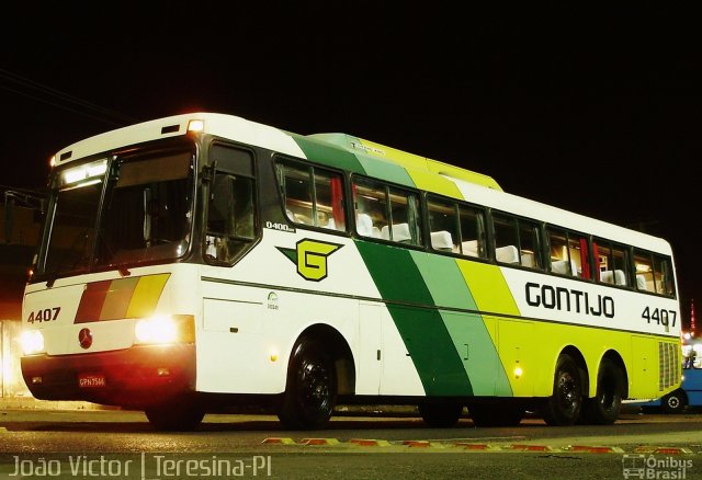 Empresa Gontijo de Transportes 4407 na cidade de Teresina, Piauí, Brasil, por João Victor. ID da foto: 4851483.