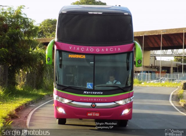 Viação Garcia 7279 na cidade de Campinas, São Paulo, Brasil, por Sérgio de Sousa Elias. ID da foto: 4852080.