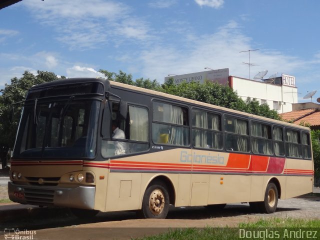 Auto Viação Goianésia 128003 na cidade de Inhumas, Goiás, Brasil, por Douglas Andrez. Número da foto: #4853403.