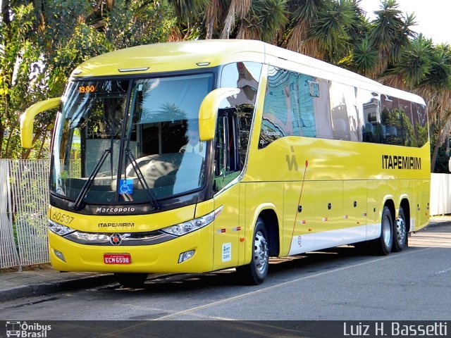 Viação Itapemirim 60537 na cidade de Curitiba, Paraná, Brasil, por Luiz H. Bassetti. Número da foto: #4853479.