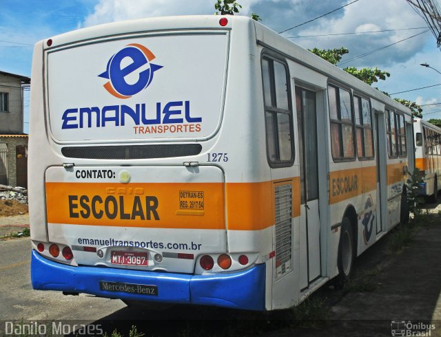 Emanuel Transportes 1275 na cidade de Serra, Espírito Santo, Brasil, por Danilo Moraes. Número da foto: #4853015.