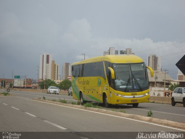 Viação Nordeste 1020 na cidade de Mossoró, Rio Grande do Norte, Brasil, por Otavio Adalgisio. Número da foto: #4854626.