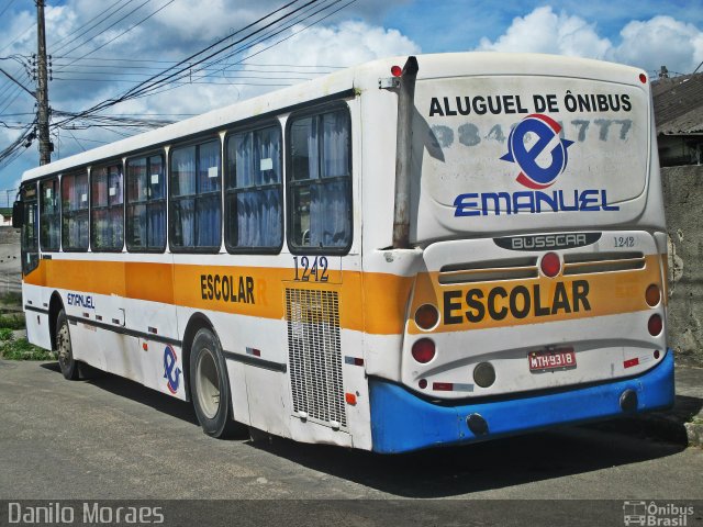 Emanuel Transportes 1242 na cidade de Serra, Espírito Santo, Brasil, por Danilo Moraes. Número da foto: #4853013.