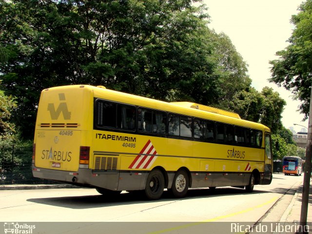 Viação Itapemirim 40495 na cidade de São Paulo, São Paulo, Brasil, por Ricardo Liberino. ID da foto: 4857550.