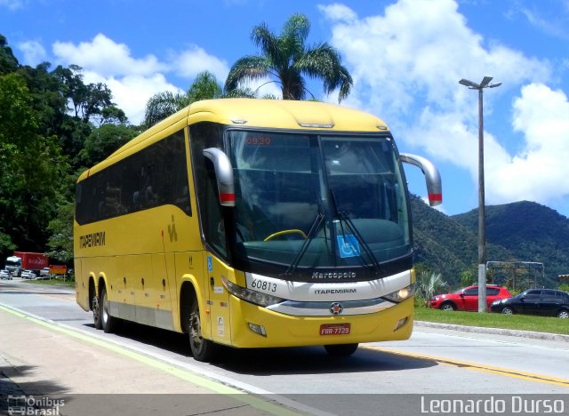 Viação Itapemirim 60813 na cidade de Guapimirim, Rio de Janeiro, Brasil, por Leonardo Durso. ID da foto: 4856172.