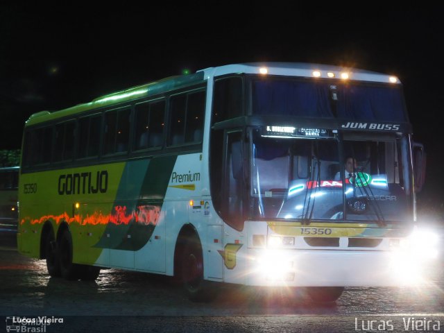 Empresa Gontijo de Transportes 15350 na cidade de Belo Horizonte, Minas Gerais, Brasil, por Lucas Vieira. ID da foto: 4856583.