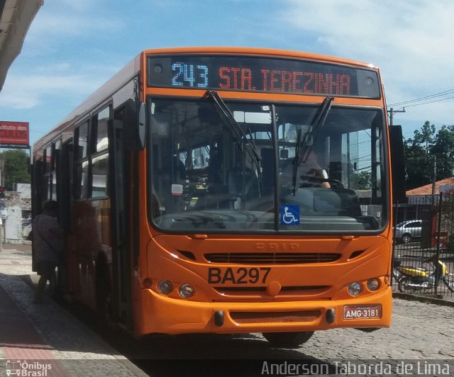 Transporte Coletivo Glória BA297 na cidade de Curitiba, Paraná, Brasil, por Anderson Taborda de Lima. Número da foto: #4856589.