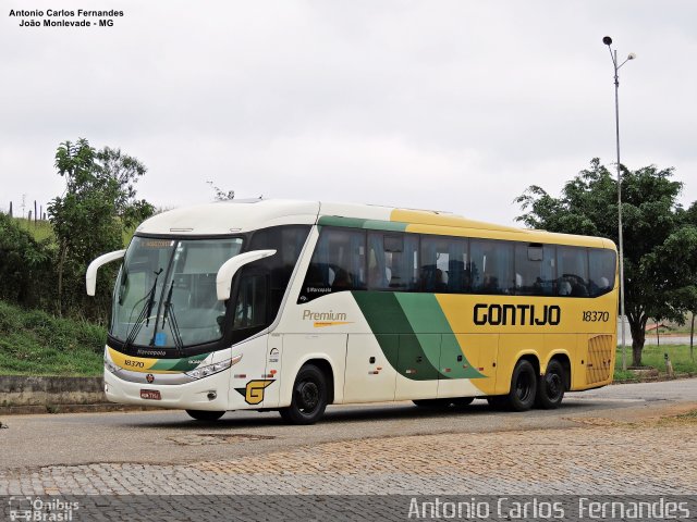 Empresa Gontijo de Transportes 18370 na cidade de João Monlevade, Minas Gerais, Brasil, por Antonio Carlos Fernandes. ID da foto: 4855715.