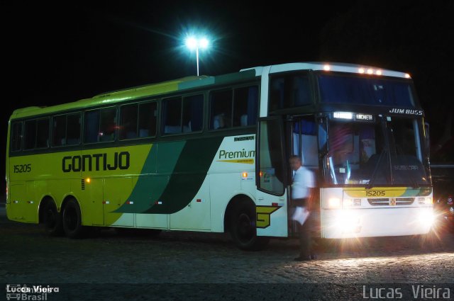 Empresa Gontijo de Transportes 15205 na cidade de João Monlevade, Minas Gerais, Brasil, por Lucas Vieira. ID da foto: 4856580.