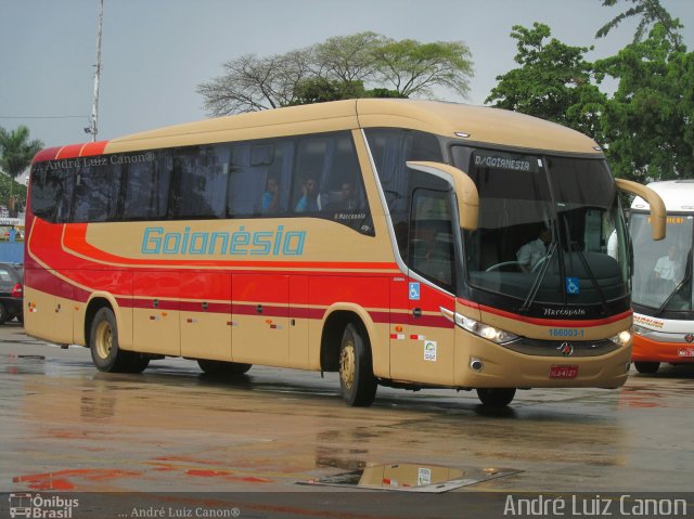 Auto Viação Goianésia 166003-1 na cidade de Goiânia, Goiás, Brasil, por André Luiz Canon. Número da foto: #4856814.