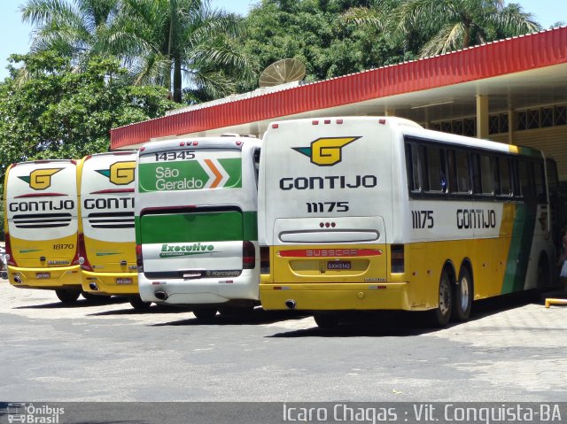 Empresa Gontijo de Transportes 11175 na cidade de Vitória da Conquista, Bahia, Brasil, por Ícaro Chagas. ID da foto: 4856769.