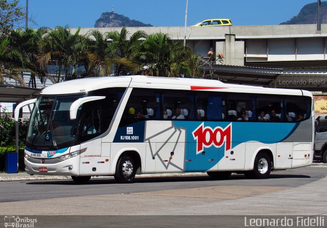 Auto Viação 1001 RJ 108.1001 na cidade de Rio de Janeiro, Rio de Janeiro, Brasil, por Leonardo Fidelli. ID da foto: 4857026.