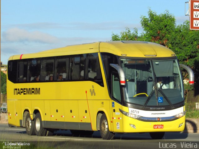 Viação Itapemirim 60719 na cidade de Belo Horizonte, Minas Gerais, Brasil, por Lucas Vieira. ID da foto: 4856608.