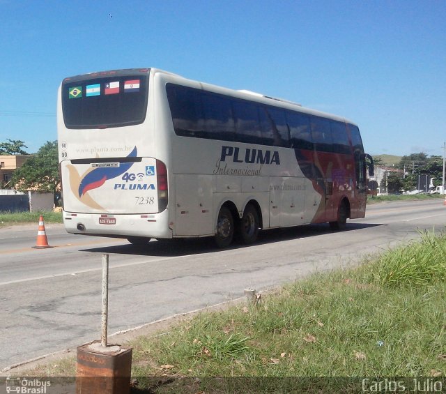 Pluma Conforto e Turismo 7238 na cidade de Casimiro de Abreu, Rio de Janeiro, Brasil, por Carlos Julio. Número da foto: #4855162.
