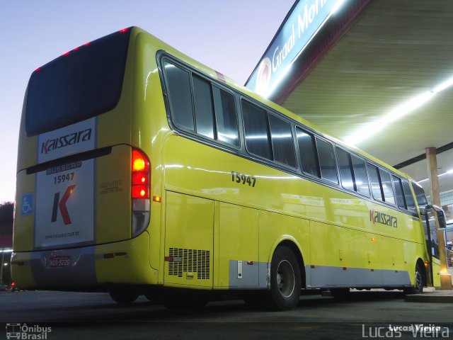 Kaissara - Viação Caiçara 15947 na cidade de João Monlevade, Minas Gerais, Brasil, por Lucas Vieira. Número da foto: #4856611.