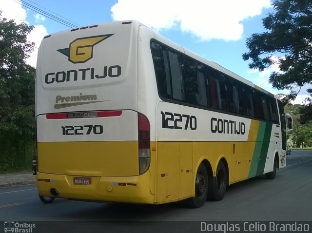 Empresa Gontijo de Transportes 12270 na cidade de Belo Horizonte, Minas Gerais, Brasil, por Douglas Célio Brandao. ID da foto: 4855149.