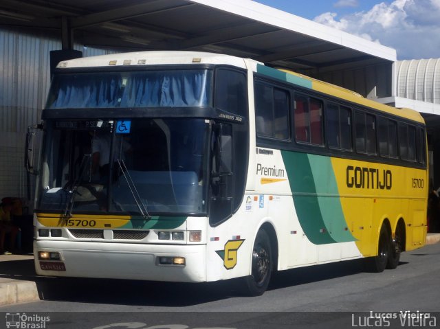 Empresa Gontijo de Transportes 15700 na cidade de Belo Horizonte, Minas Gerais, Brasil, por Lucas Vieira. ID da foto: 4856584.