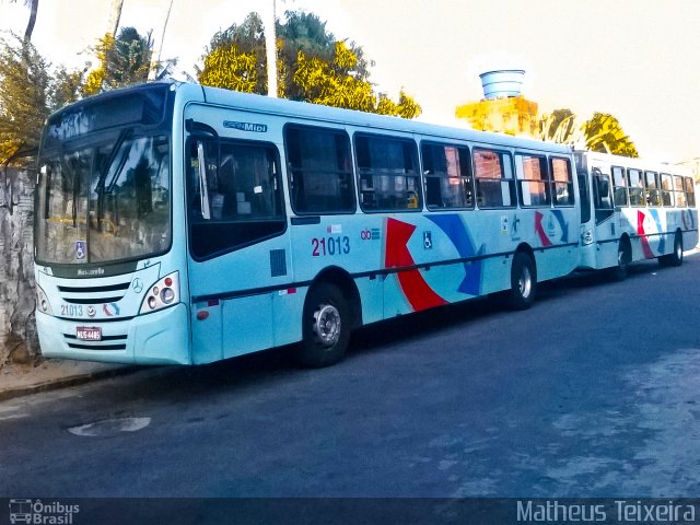 Aliança Transportes Urbanos 21013 na cidade de Fortaleza, Ceará, Brasil, por Matheus Lima Teixeira. Número da foto: #4856937.