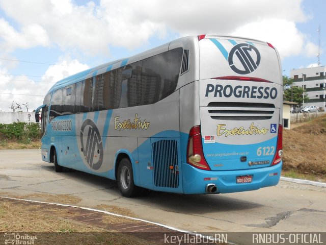 Auto Viação Progresso 6122 na cidade de Natal, Rio Grande do Norte, Brasil, por Keylla Pinto. Número da foto: #4858949.