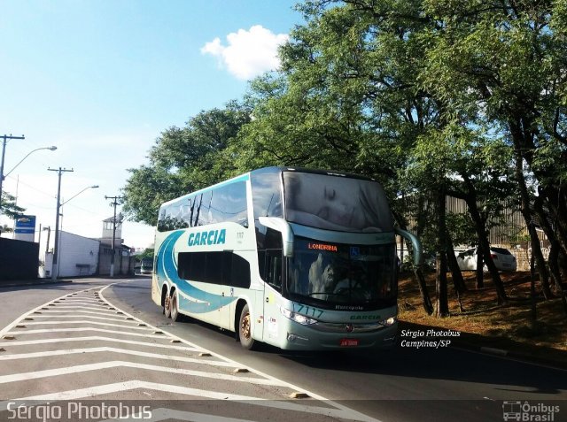 Viação Garcia 7117 na cidade de Campinas, São Paulo, Brasil, por Sérgio de Sousa Elias. ID da foto: 4860158.