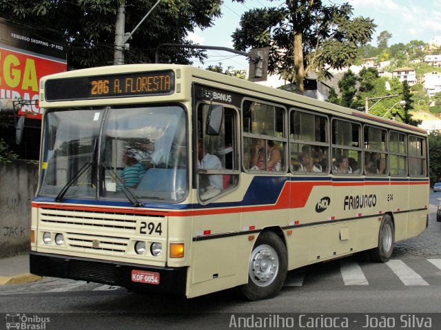 FAOL - Friburgo Auto Ônibus 294 na cidade de Nova Friburgo, Rio de Janeiro, Brasil, por João Silva. ID da foto: 4860153.