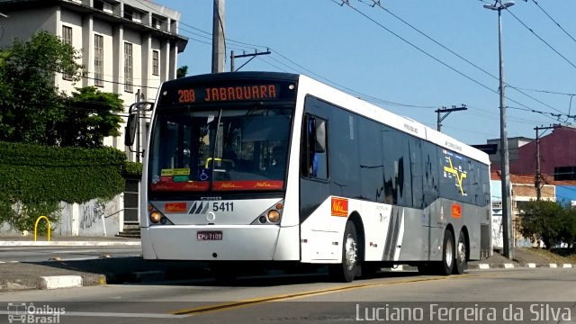 Metra - Sistema Metropolitano de Transporte 5411 na cidade de São Paulo, São Paulo, Brasil, por Luciano Ferreira da Silva. ID da foto: 4858512.