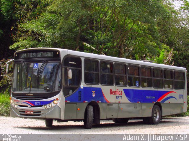 BBTT - Benfica Barueri Transporte e Turismo 1171 na cidade de Itapevi, São Paulo, Brasil, por Adam Xavier Rodrigues Lima. Número da foto: #4859319.