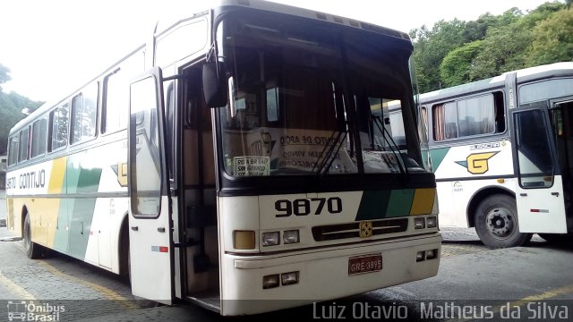 Empresa Gontijo de Transportes 9870 na cidade de Belo Horizonte, Minas Gerais, Brasil, por Luiz Otavio Matheus da Silva. ID da foto: 4858900.