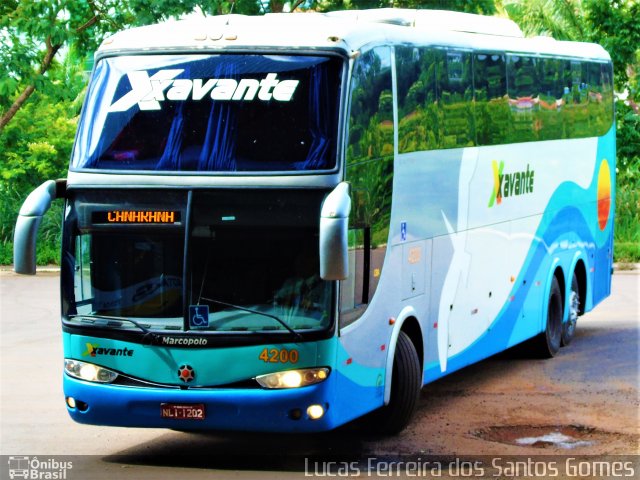 Viação Xavante 4200 na cidade de Barra do Garças, Mato Grosso, Brasil, por Lucas Ferreira dos Santos Gomes. ID da foto: 4861851.