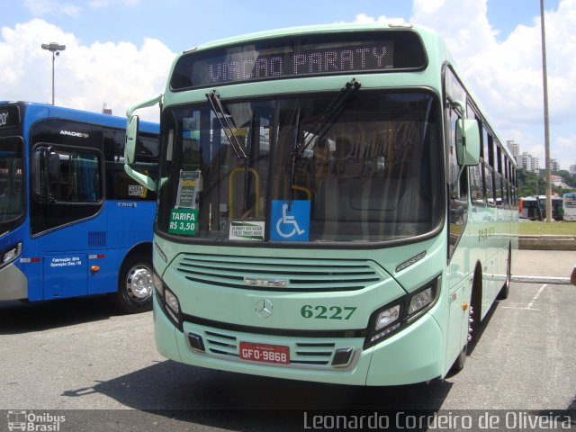 Viação Paraty 6227 na cidade de São Paulo, São Paulo, Brasil, por Eduardo de Oliveira. Número da foto: #4861650.