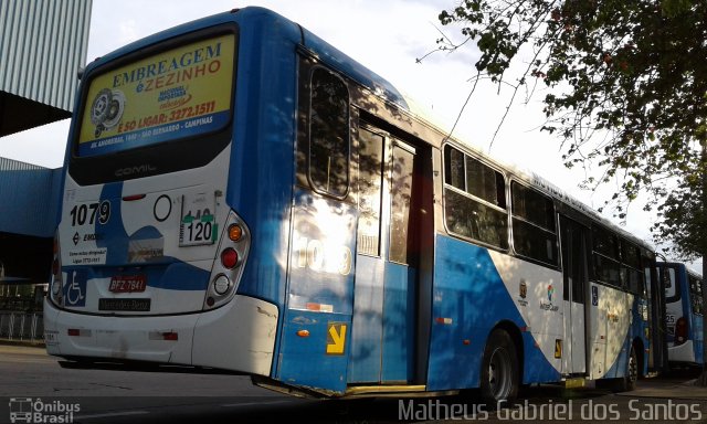 VB Transportes e Turismo 1079 na cidade de Campinas, São Paulo, Brasil, por Matheus Gabriel dos Santos. ID da foto: 4860778.