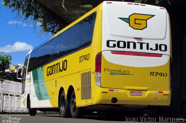 Empresa Gontijo de Transportes 11740 na cidade de Belo Horizonte, Minas Gerais, Brasil, por João Victor Marques. ID da foto: 4862189.