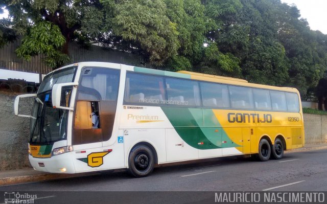 Empresa Gontijo de Transportes 12350 na cidade de Belo Horizonte, Minas Gerais, Brasil, por Maurício Nascimento. Número da foto: #4864182.