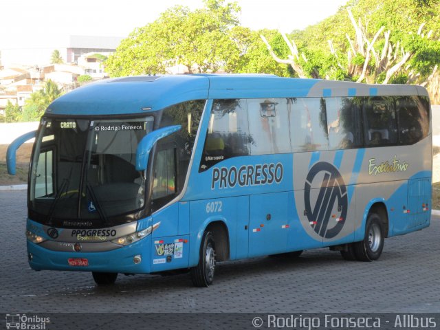 Auto Viação Progresso 6072 na cidade de Maceió, Alagoas, Brasil, por Rodrigo Fonseca. ID da foto: 4864036.