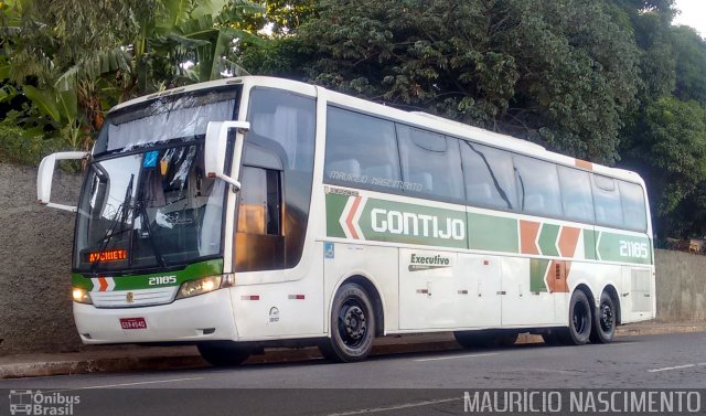 Empresa Gontijo de Transportes 21185 na cidade de Belo Horizonte, Minas Gerais, Brasil, por Maurício Nascimento. ID da foto: 4864163.