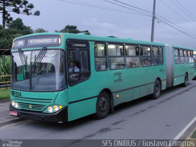 Auto Viação Mercês MR104 na cidade de Curitiba, Paraná, Brasil, por Gustavo Campos Gatti. Número da foto: #4862638.