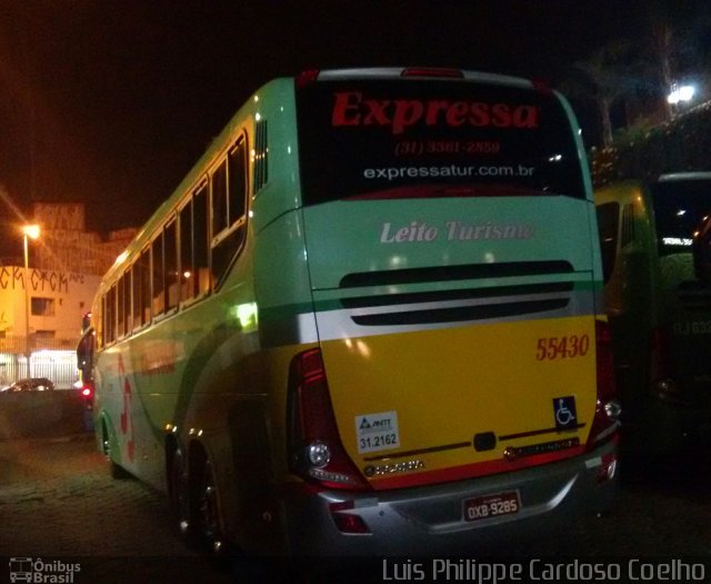 Expressa Turismo 55430 na cidade de Belo Horizonte, Minas Gerais, Brasil, por Luis Philippe Cardoso Coelho. Número da foto: #4866703.