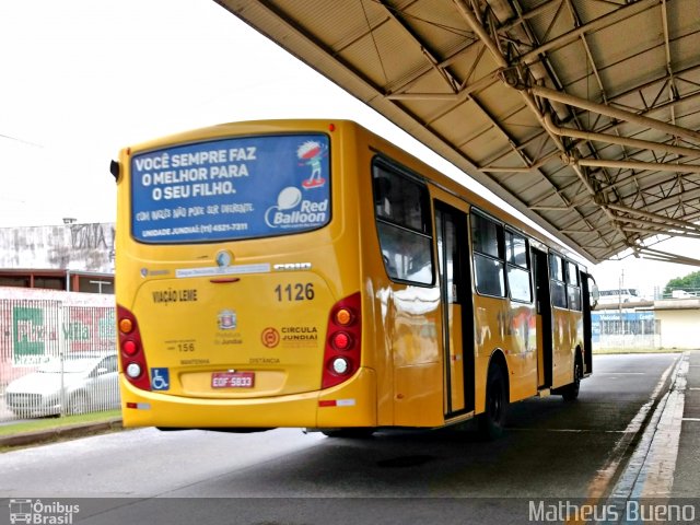 Viação Leme 1126 na cidade de Jundiaí, São Paulo, Brasil, por Matheus Bueno. Número da foto: #4866165.