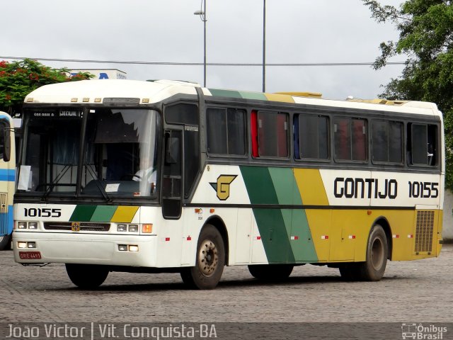 Empresa Gontijo de Transportes 10155 na cidade de Vitória da Conquista, Bahia, Brasil, por João Victor. ID da foto: 4866125.